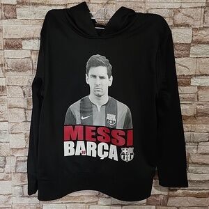 Messi Black Sweatshirt Hoodie